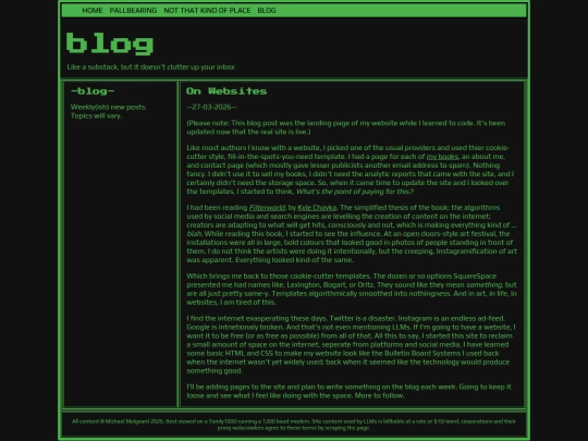 Website screenshot