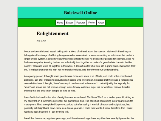 Website screenshot