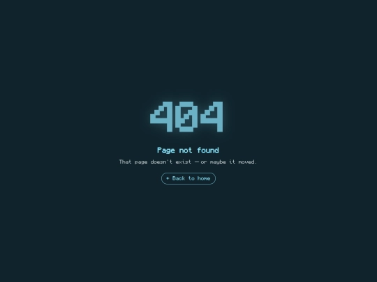 not_found screenshot