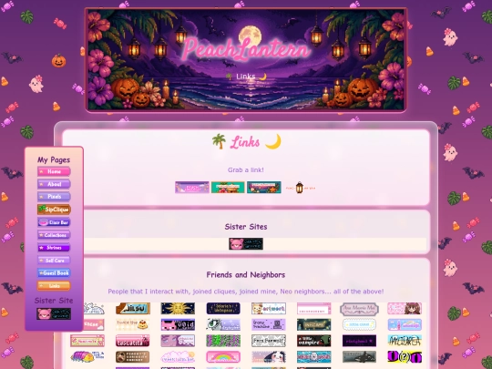 links screenshot