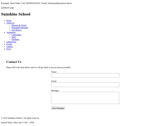 contact screenshot