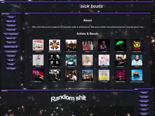artists screenshot