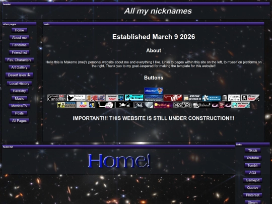 nicknames screenshot
