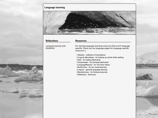 study/languagelearning screenshot
