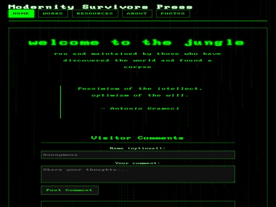 Website screenshot