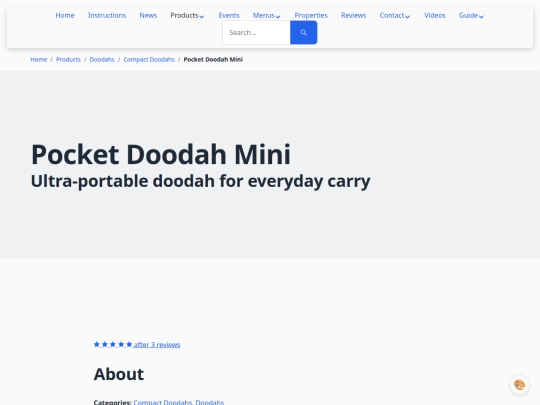 products/pocket-doodah-mini screenshot