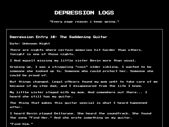 depression screenshot