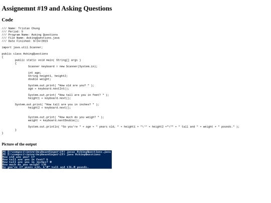 KeyboardInput/19/AskingQuestions screenshot