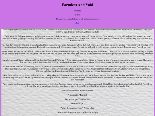 formlessandvoid screenshot