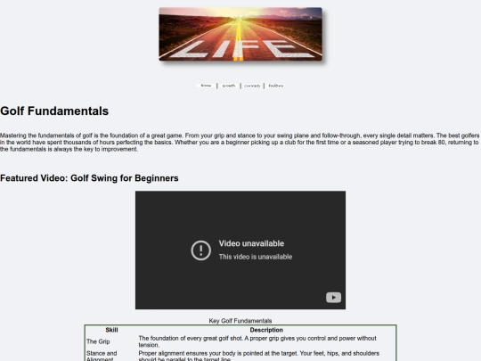 Colson9-HTML-5/golf screenshot