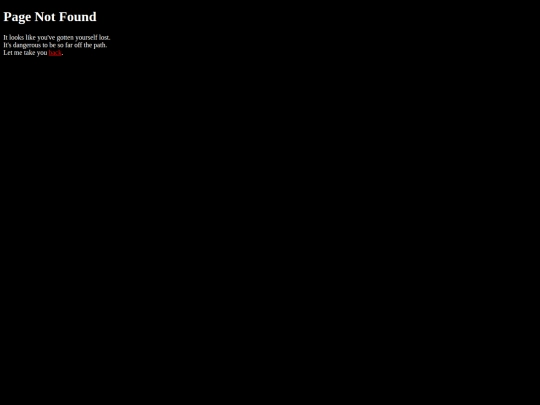 not_found screenshot
