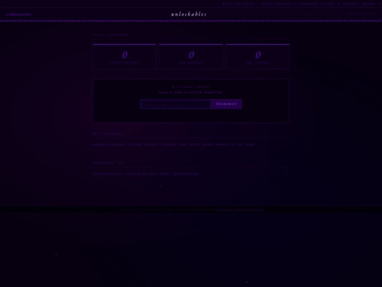 unlockables screenshot