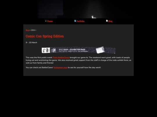 Website screenshot
