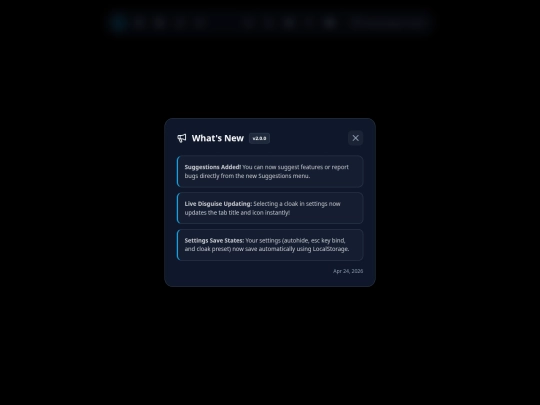 test screenshot