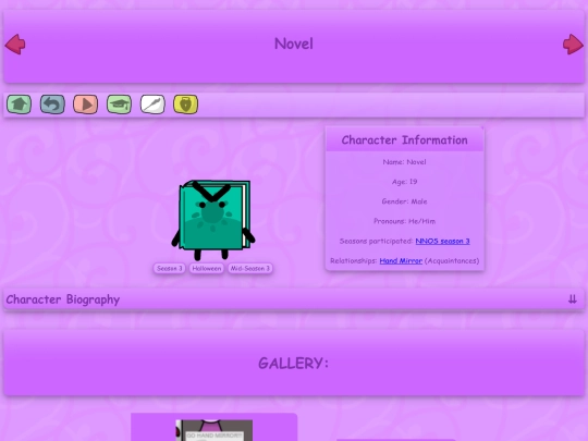encyclopedia/novel screenshot