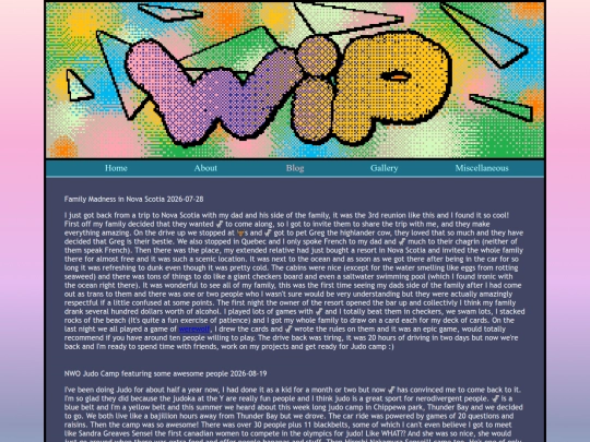 BlogPage screenshot