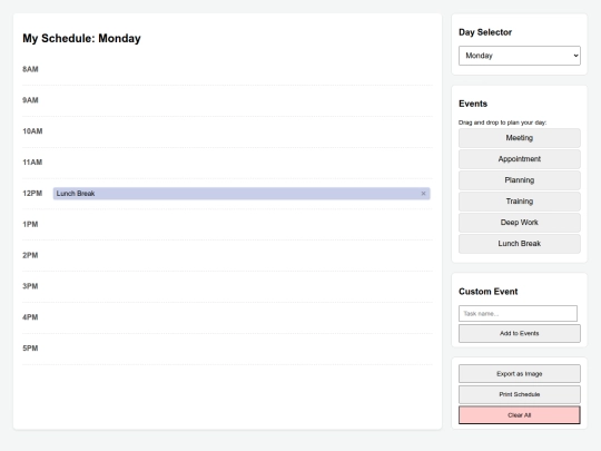 codedemos/demos/dayplanner screenshot