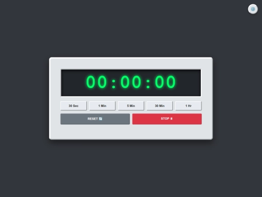 codedemos/projects/timer screenshot
