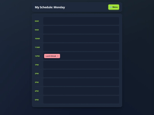 projects/demos/dayplanner screenshot