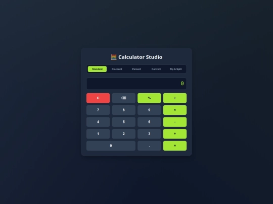 projects/widgets/calc screenshot