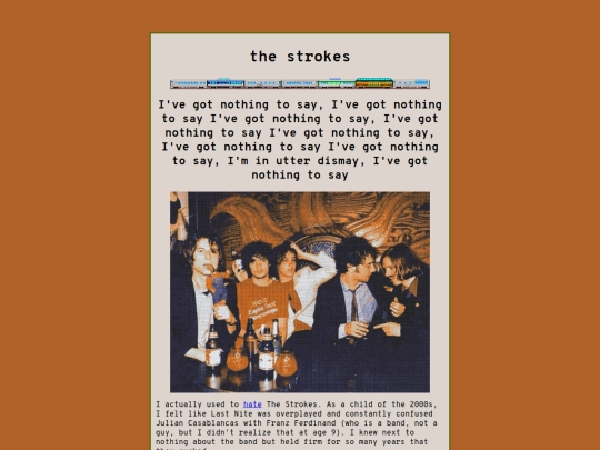 trainofthought/the-strokes screenshot