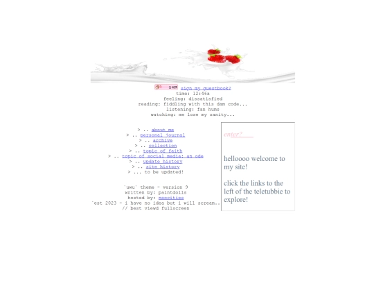 Website screenshot