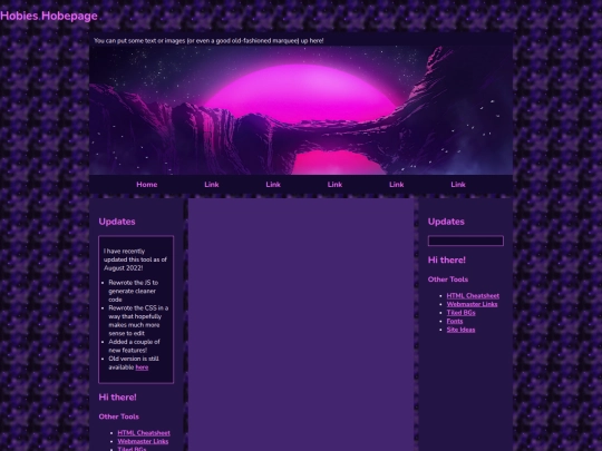Website screenshot