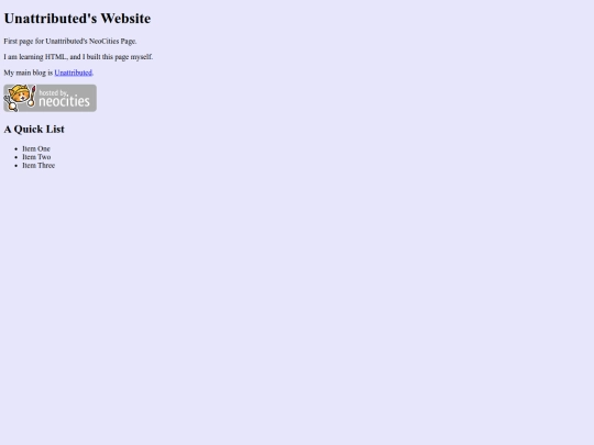 index screenshot