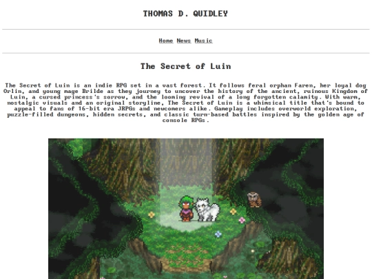 Website screenshot