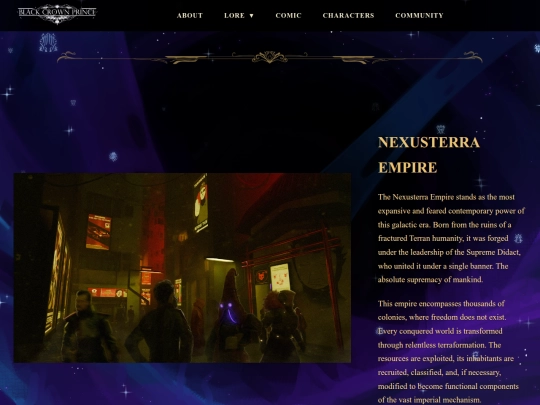 Website screenshot