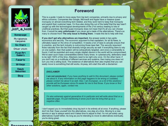 Website screenshot