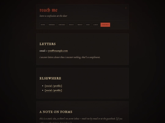 contact screenshot