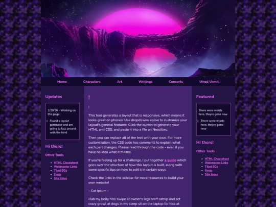 Website screenshot