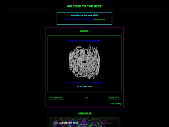 Website screenshot