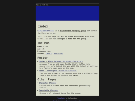 Website screenshot