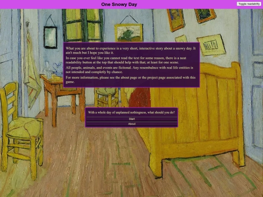 projects-static/OneSnowyDay screenshot