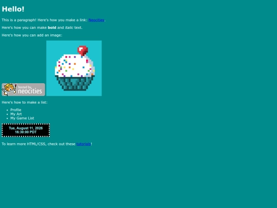 index screenshot