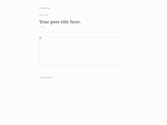 post_template screenshot