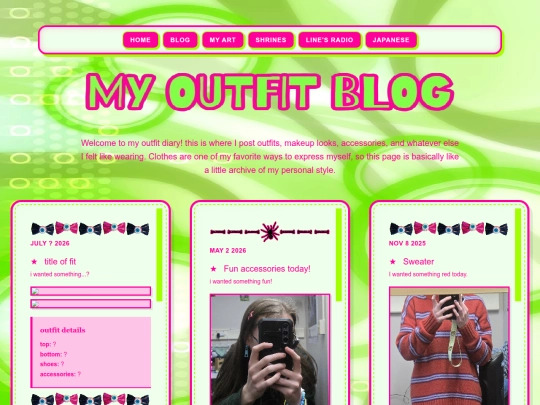 closetBlog screenshot