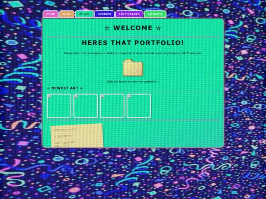 portfolio screenshot