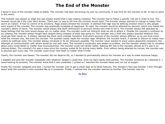monster screenshot