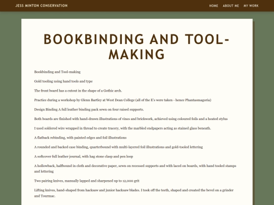 bookbinding screenshot