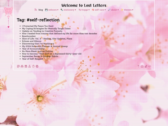 tag/self-reflection screenshot