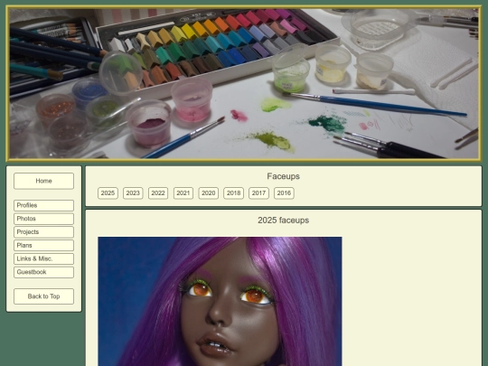 Projects/Faceups screenshot