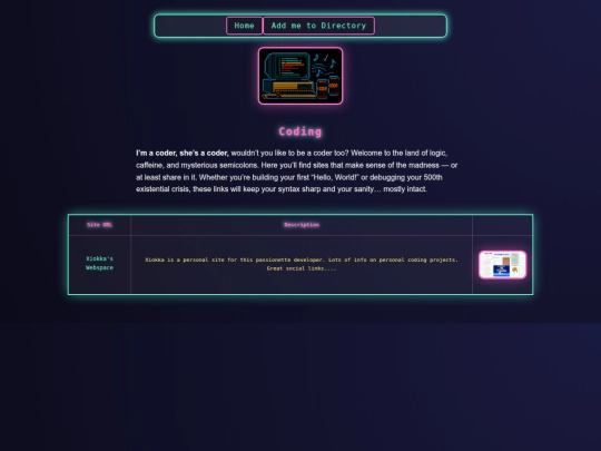 directory/coding screenshot