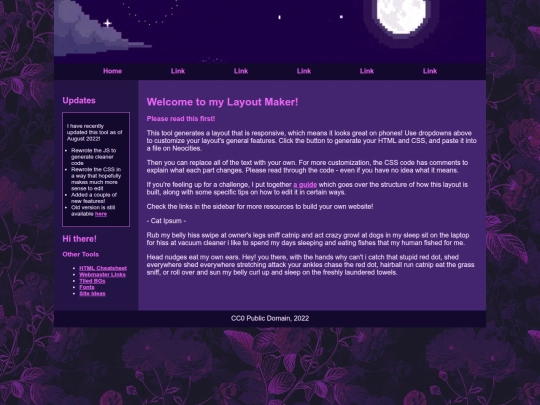 Website screenshot
