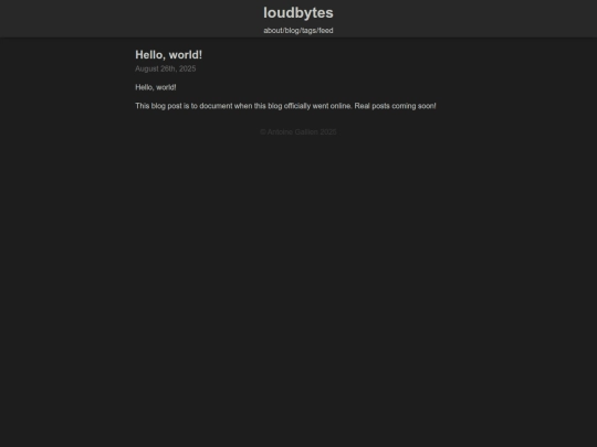 blog/hello-world screenshot