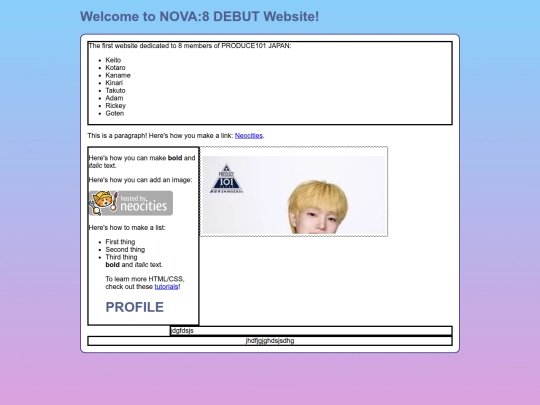 index screenshot
