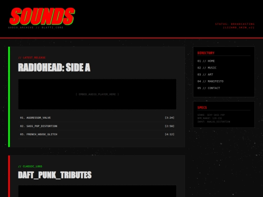 Website screenshot