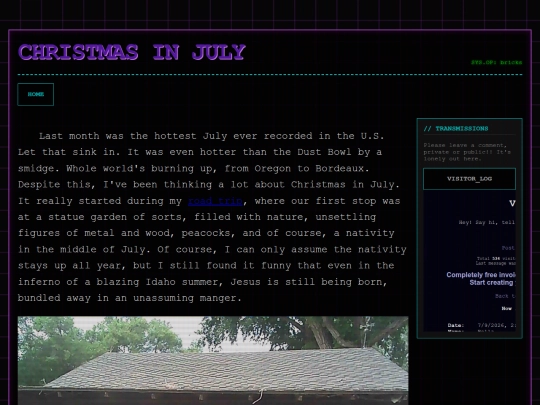 Posts/ChristmasInJuly screenshot